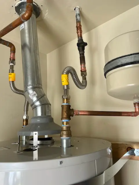 Water heater installation and plumbing repair in Painted Trails